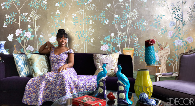 tracy reese new york apartment living room