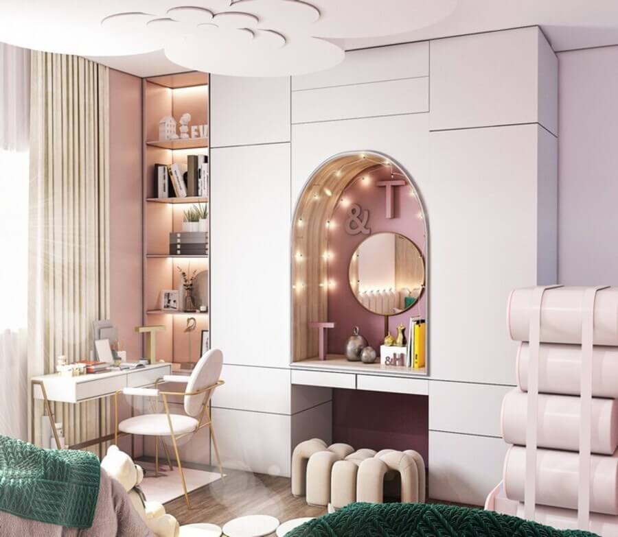 Salah Elmasri Design: Hollywood Glamour Bedroom