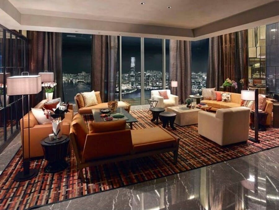 Modern classic living room design