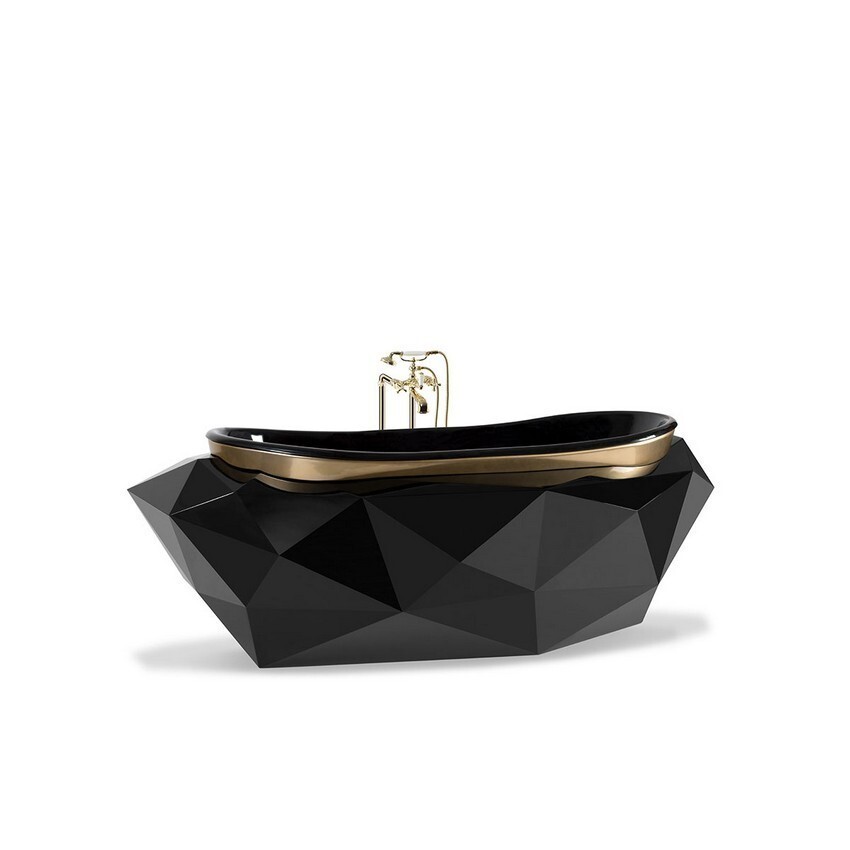 diamond bathtub black